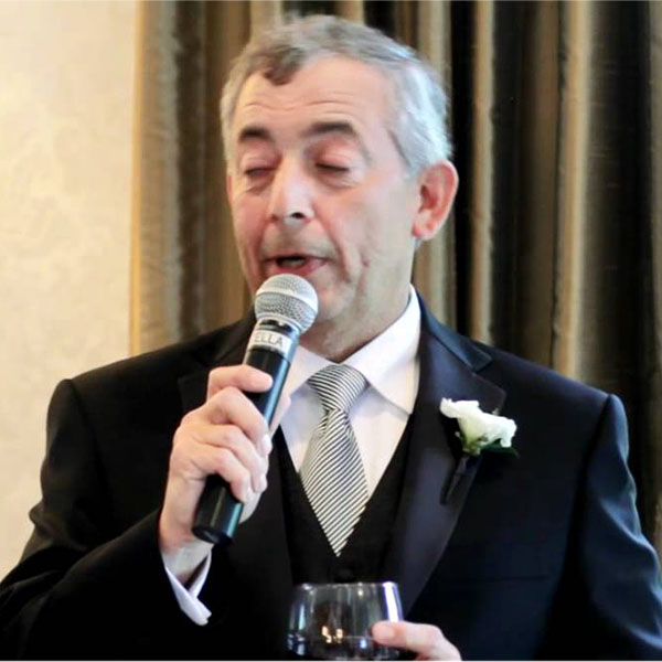 Toasts and speeches for your wedding reception - using our wireless microphones.